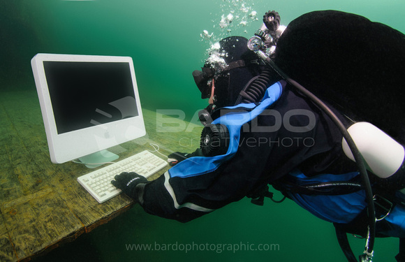 Diver with Personal Computer