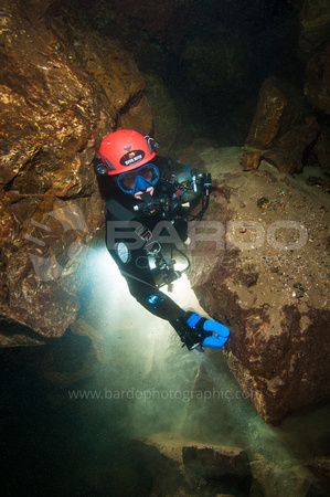 Sidemount Cave Diver