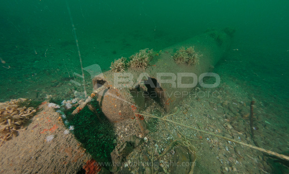 Torpedo wreckage