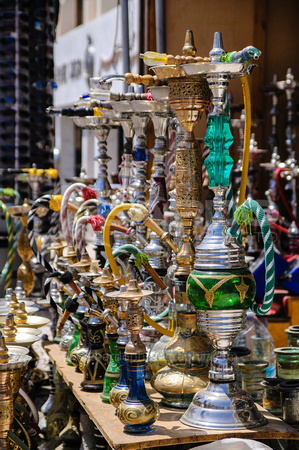 Shisha pipes in market, Egypt